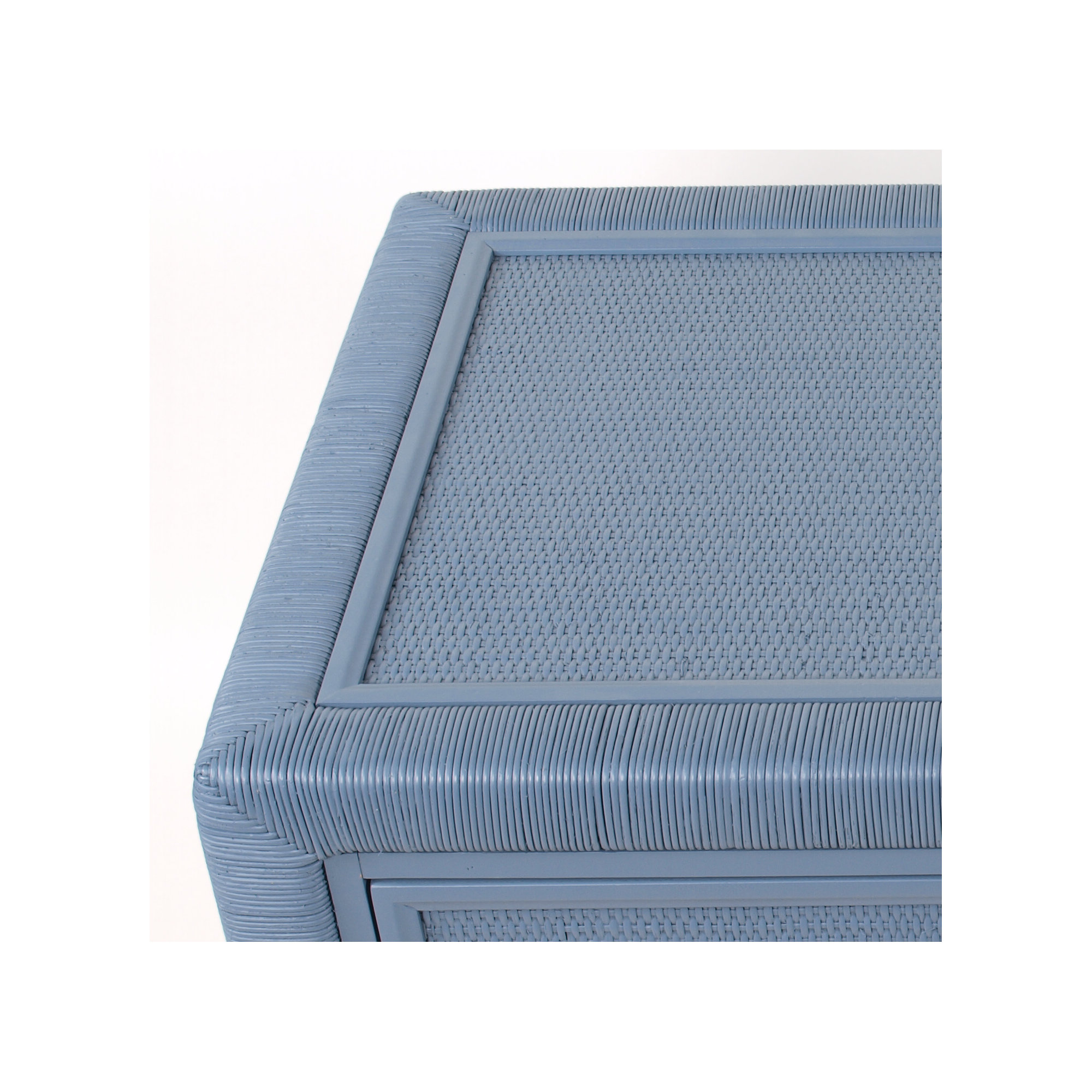 Warwick 6-Drawer 54" W Double Dresser, Ocean, Satin Nickel