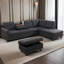 Canapé modulaire en lin 3 pièces-2126923630-2126923601