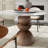 Modern Sintered Stone Round Dining Table with Removable Lazy Susan for Seat 4-6-1733367128-1742232344