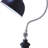 22"H Satin Nickle Good Neck Table Lamp