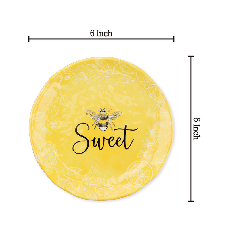 Sweet Bee, 6" Plate S12
