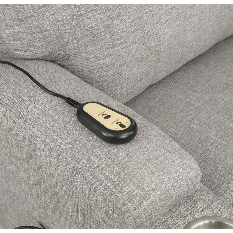 Fauteuil inclinable en chenille avec lève-personne électrique et massage