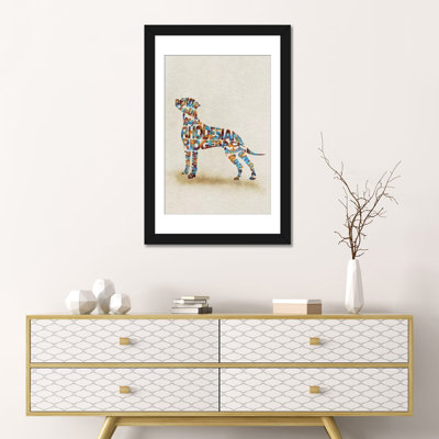«Rhodesian Ridgeback» par Ayse Deniz Akerman, impression sur toile tendue sur châssis