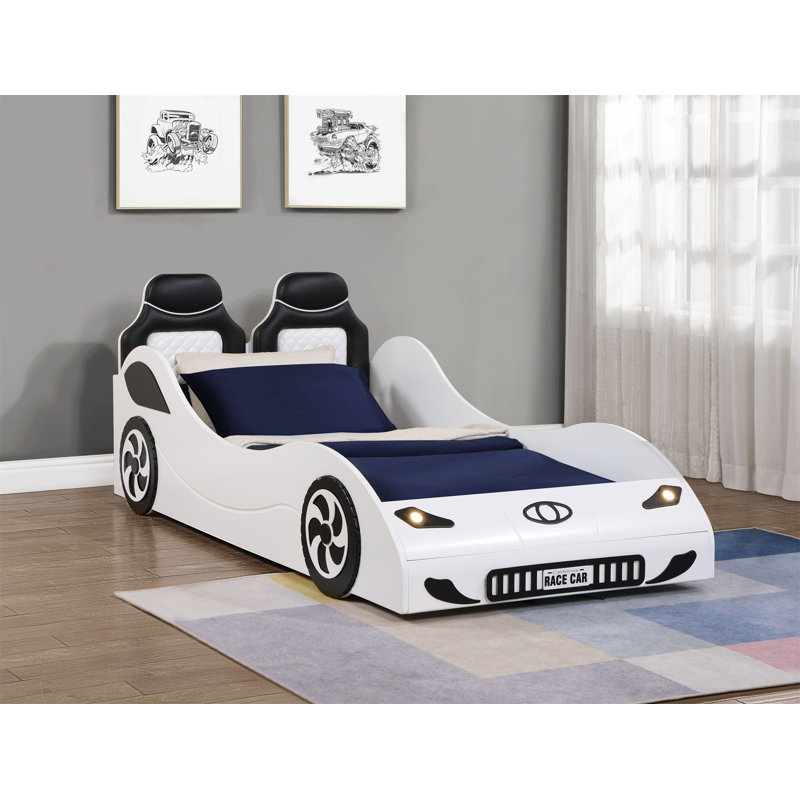 Lit voiture avec DEL Colen, Blanc