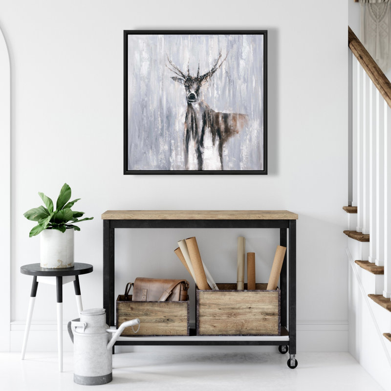 «Winter Abstract Deer»