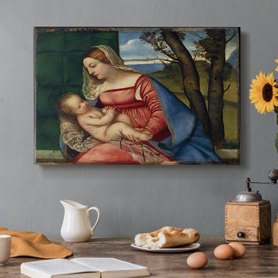 Madonna and Child (The Lochis Madonna) -Titien-Toile tendue avec châssis-c. 1508-1510