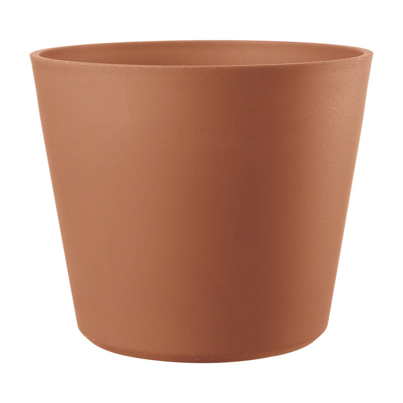 Vaso Origin Pot, Light Grey, 39.6cm H x 47.7cm W x 47.7cm D, 2
