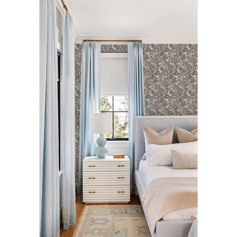 Bull’s Bay Oysters Dune Veil Wallpaper by Megan Molten, Brown/Beige/Tan, Faux Grasscloth, Non-Pasted