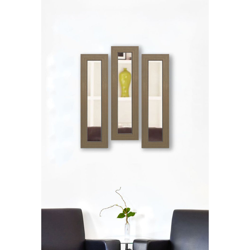 Ensemble de miroirs 3 pièces N Miami, H 29 po x l 11 po