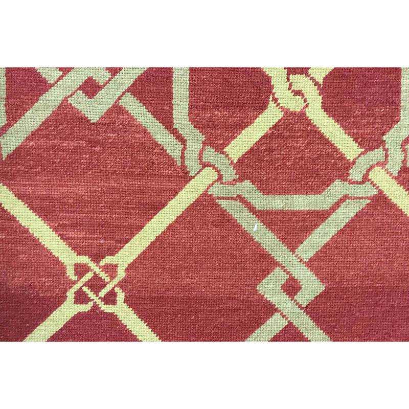 Wool Geometric Area Rug, Rectangle 5'10" x 8'10"
