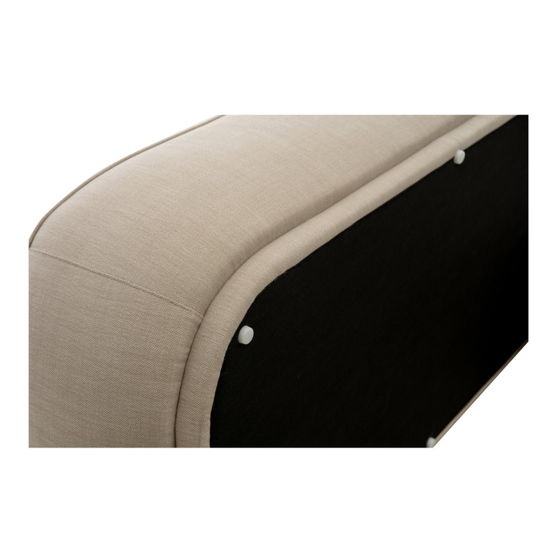 Repose-pieds surdimensionné carré de 42 po Farrow, Crypton® beige