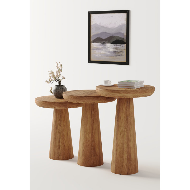Breisha Solid Wood Coffee Table, Medium Walnut