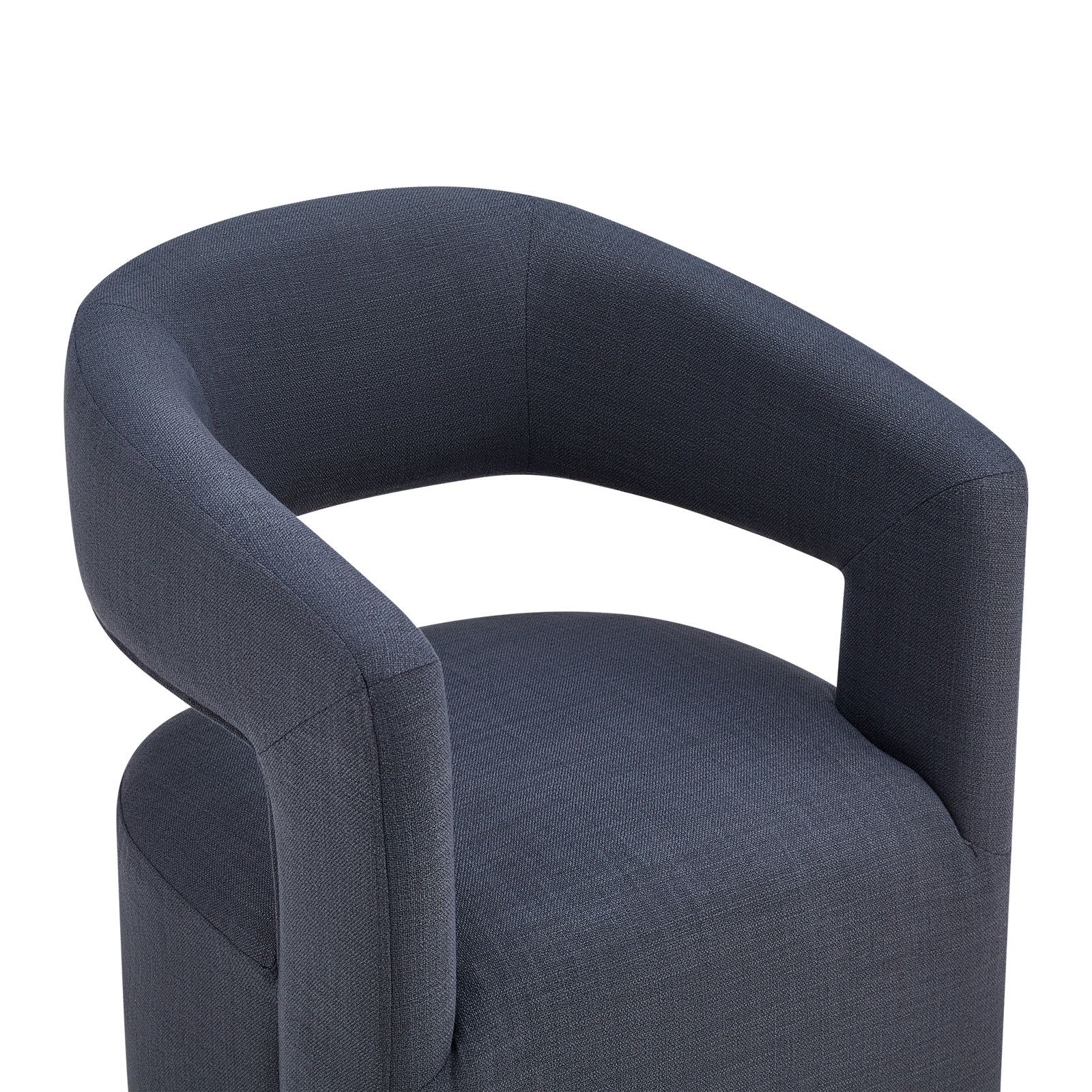 Upholstered Dining Chair, Effie Indigo