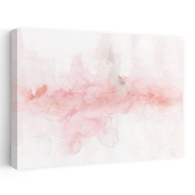 Rainbow Seeds, abstrait, rosé, gris, abstrait, aquarelle rose, rose