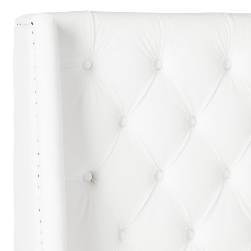 Bertlinde Upholstered Headboard, Twin, Velvet Buckwheat