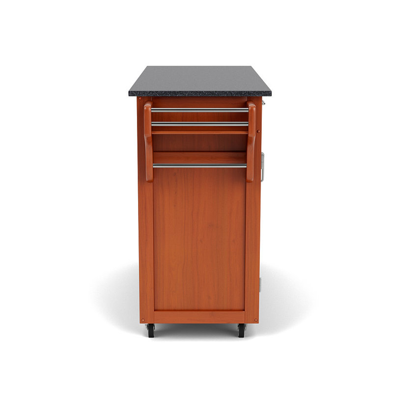 Littrell Kitchen Island, Cottage Oak Granite