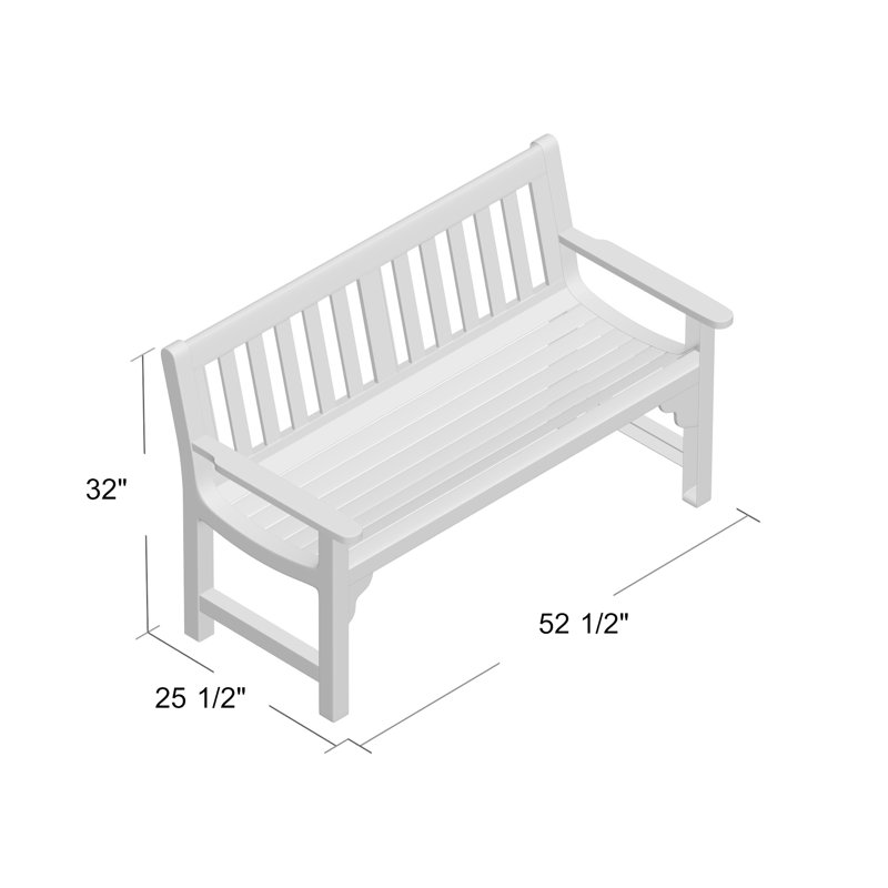 Banc de parc en aluminium coulé Bonas, Blanc