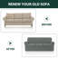 Textured Grid Soft Stretch Separate Box Cushion Sofa Slipcover-195959898-195071922