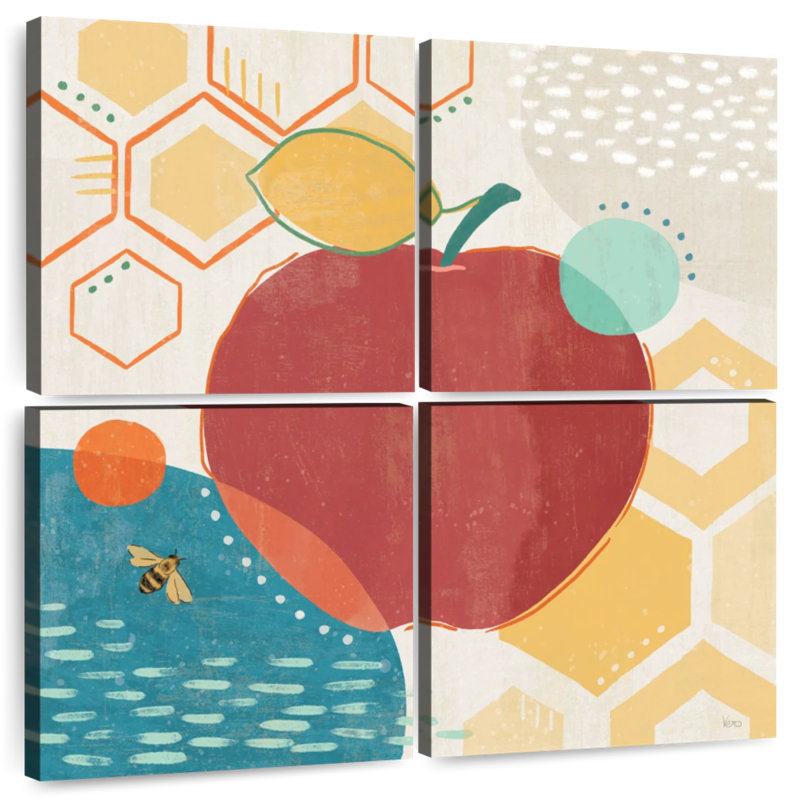 Yarlin Fruit Frenzy V, 18" H x 18" W