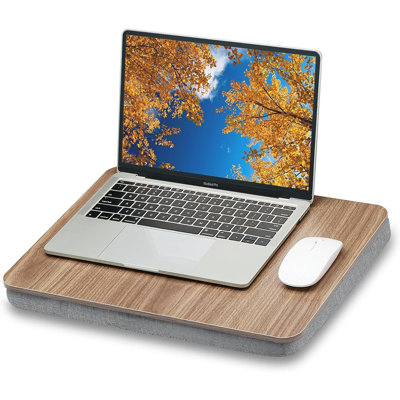 Portable Lap Laptop Desk With Pillow Cushion, Fits Up To 15.6 In...
