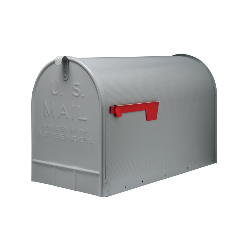 Boîte aux lettres en acier galvanisé Stanley, gris