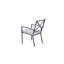 Chaise de terrasse avec coussin Sybil
