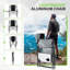 Foldable Aluminum Director’s Chair with Side Table & Pocket – Heavy-Duty, Lightweight Seating for Indoor & Outdoor Use