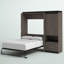 Lit escamotable Camalla et armoire de rangement avec tablette coulissante-104604192-104604193