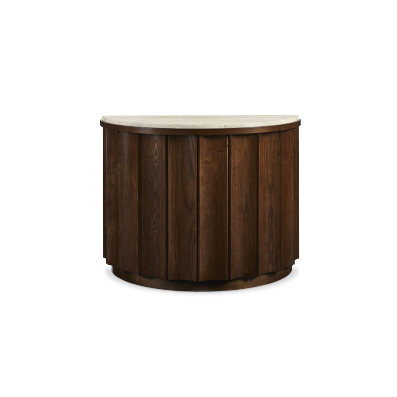 Armoire d'appoint demi-cercle