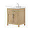Beckett 30" Freestanding Single Bathroom Vanity with Quartz Top-1901793710-1891304451-1891304452