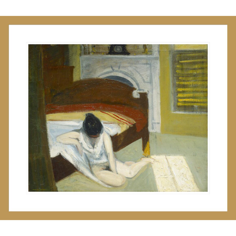 «Summer Interior» par Edward Hopper, Edward Hopper - impression giclée encadrée, H 23,5 po x l 27,18 po