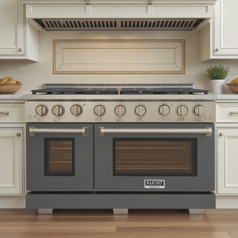 48" 6.7 Cu. ft Freestanding Gas, Liquid Propane, Cement Gray