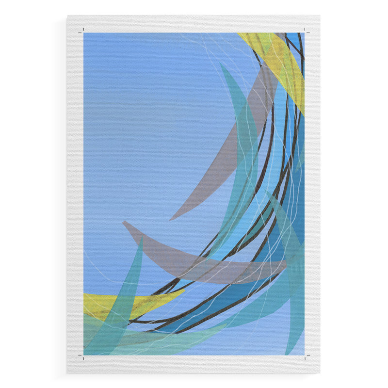 Circulation en flux II - Impression sur toile seulement - NON-CADRE, H 60 po x l 40 po
