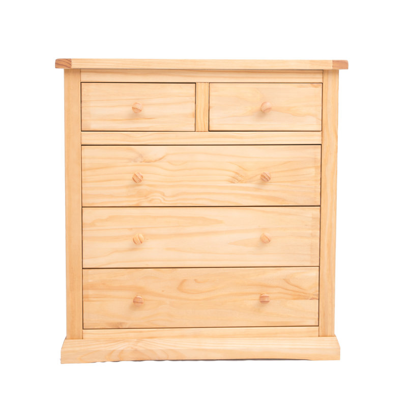Hidevale 90cm W 5 - Drawer Chest of Drawers