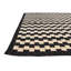 Tapis noir et blanc Noor