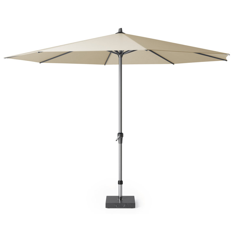 Hatten Riva Traditional Round Parasol, 262cm H x 350cm W x 350cm D, Champagne
