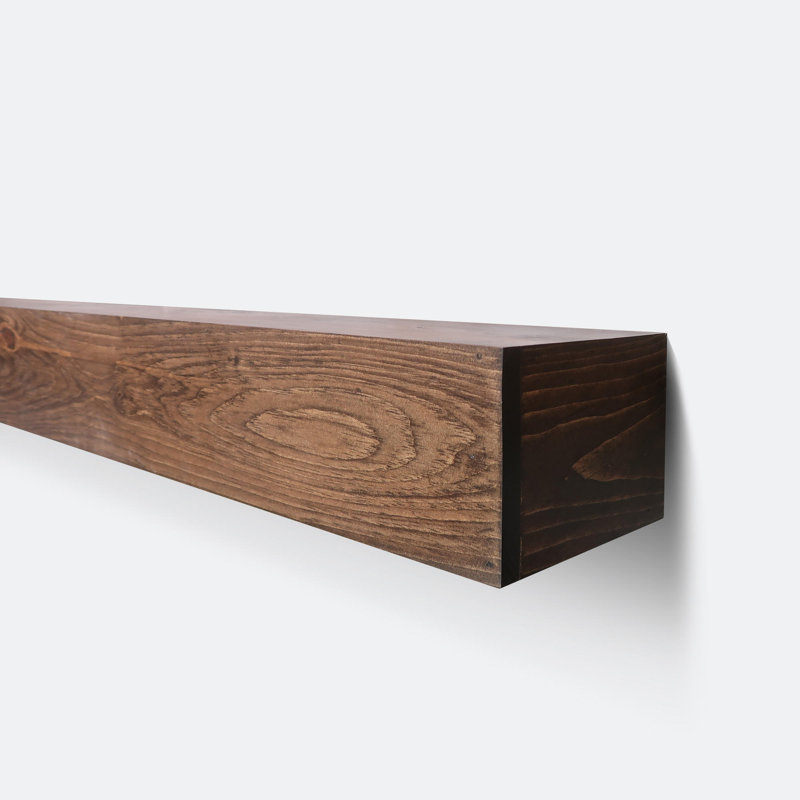 Croll Modern Fireplace Mantel, Jacobean, 72"