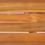 Table de salle à manger d'extérieur en bois d'acacia