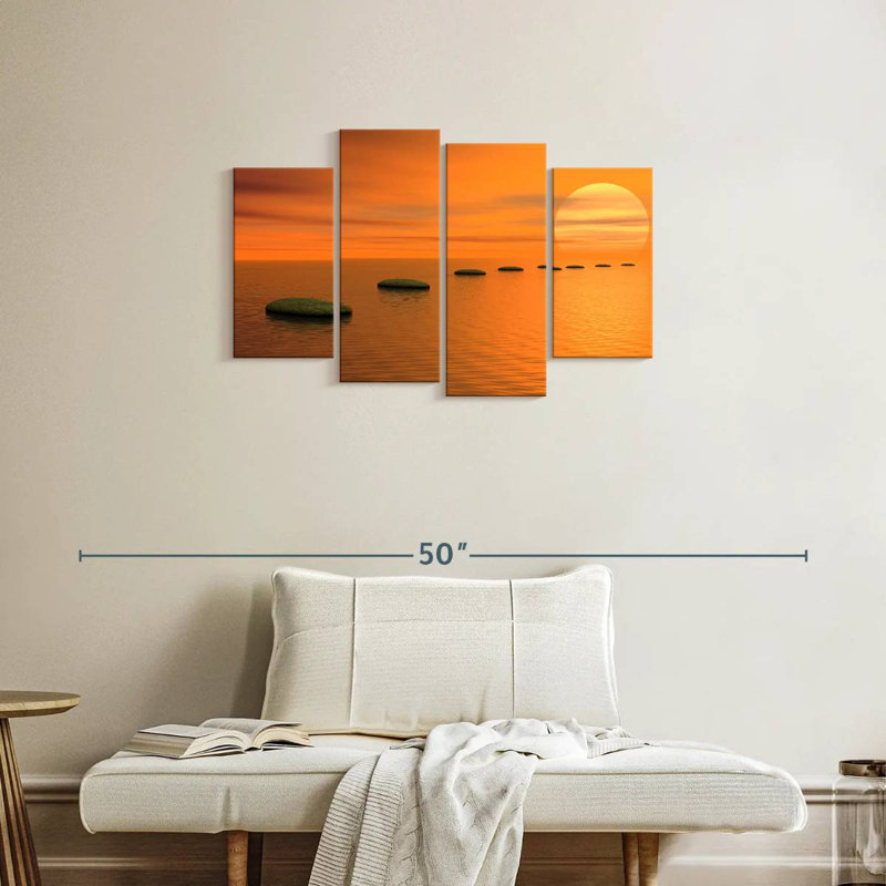Kerrick Sunset Stepping Stones, H 22 po x l 36 po