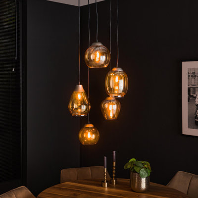 Cliney 5 - Light Shaded Geometric Pendant
