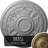 Endurathane Tellson Ceiling Medallion, 30 5/8"OD x 2 1/2"P (Fits Canopies up to 6 3/4"), Hand-Painted Brass Finish-28575401