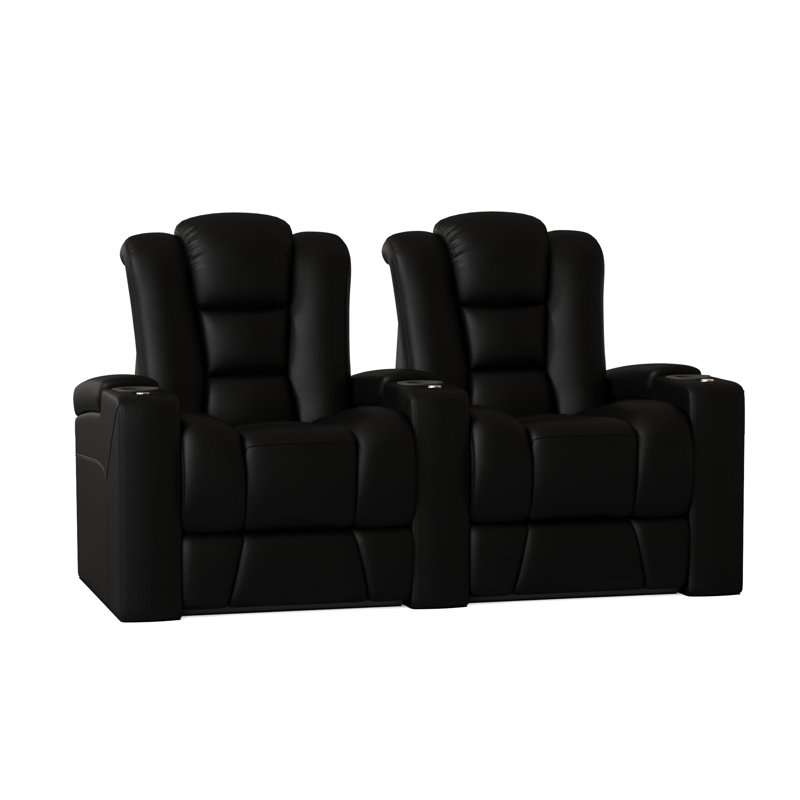 Sièges de rangée home cinéma, Noir luxe