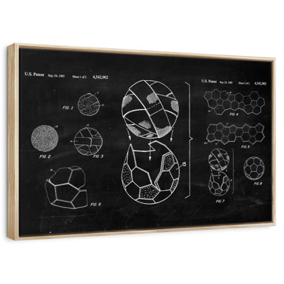 Ballon de soccer BW - brevet