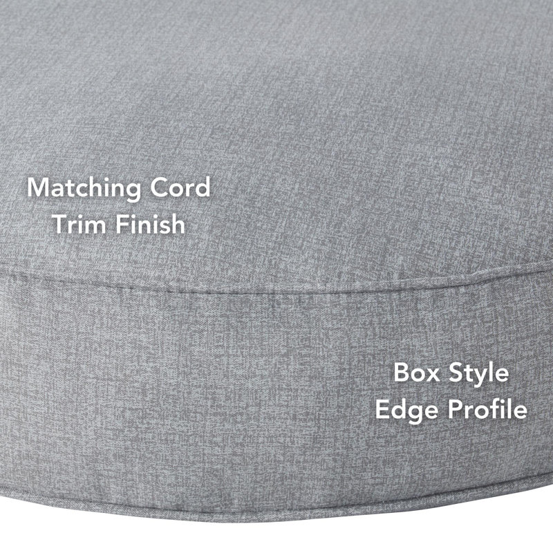 Lit-coussin pour chien Gordie, Très grand (l 42 po x P 42 po x H 6 po), Gris
