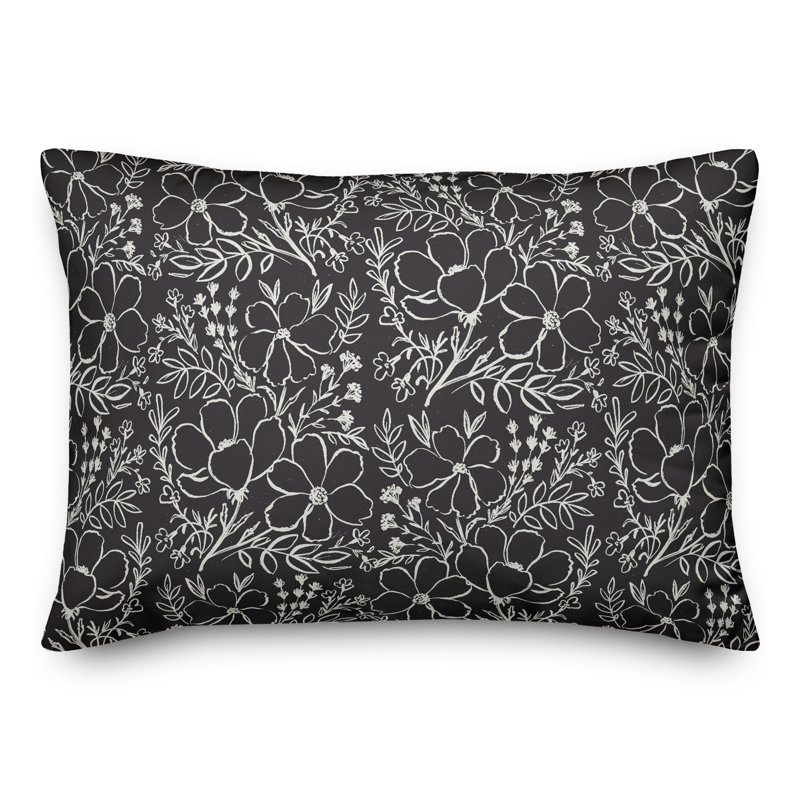 Housse de coussin rectangulaire en polyester