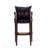 Ritz Mid-Century Modern Vegan Leather Upholstered Beech Wood Bar Stool in Black-42460885-50251494