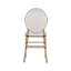Ensemble de 2 chaises empilables en acrylique