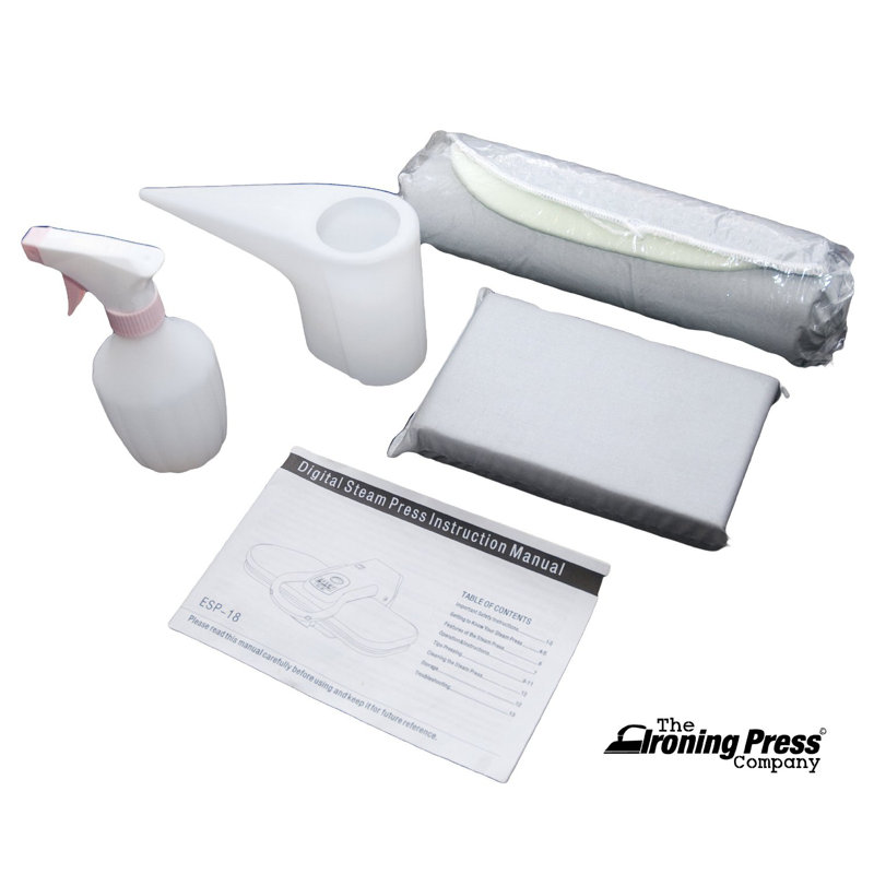 Speedypress 1400W Non Stick Soleplate Stream Press, White