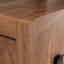 Brun pour le bureau, la salle à manger et la maison - Finition en bois rustique, rangement dissimulé, compatible avec les bureaux assortis, facile à assembler et multifonctionnel