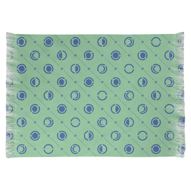 Tapis vert/bleu de la lune phases, Non